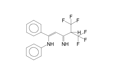 1-PHENYL-1-PHENYLAMINO-3-IMINO-4-TRIFLUOROMETHYL-5,5,5-TRIFLUOROPENTEN-1
