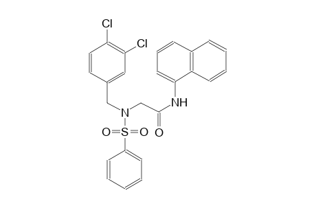 2-[(3,4-dichlorobenzyl)(phenylsulfonyl)amino]-N-(1-naphthyl)acetamide