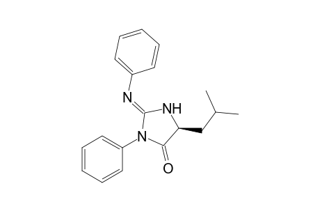 (S)-5-Isobutyl-2-(phenylimino)-3-phenylimidazolidin-4-one