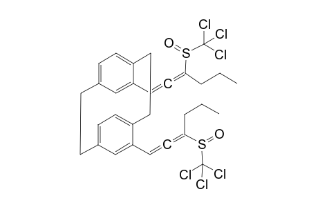 3,3'-bis[ 3-(Trichloromethyl)thio)-3-propylallenyl - S-Oxide]-[2.2]-paracyclophane