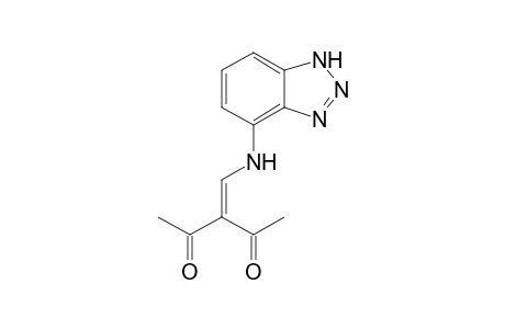 4-[(3'-Oxo-2'-acetylbut-1'-enyl)amino]-1H-(1,2,3)-benzotriazole