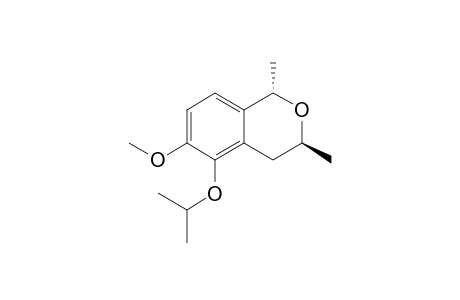 (+-)-trans-3,4-Dihydro-5-isopropyloxy-6-methoxy-1,3-dimethylbenzo[c]pyran