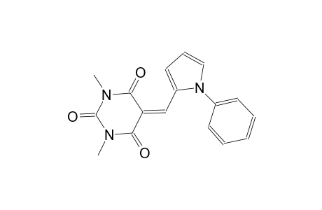1,3-dimethyl-5-[(1-phenyl-1H-pyrrol-2-yl)methylene]-2,4,6(1H,3H,5H)-pyrimidinetrione