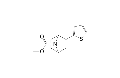 N-(Methoxycarbonyl)-2-(2'-thienyl)-7-azabicyclo[2.2.1]heptane