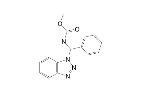 N-(benzotriazol-1-yl-phenyl-methyl)carbamic acid methyl ester