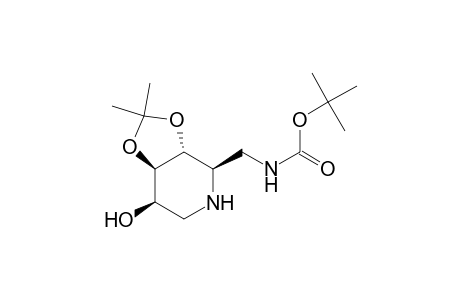 N-[[(3aR,4R,7R,7aR)-7-hydroxy-2,2-dimethyl-3a,4,5,6,7,7a-hexahydro-[1,3]dioxolo[4,5-c]pyridin-4-yl]methyl]carbamic acid tert-butyl ester