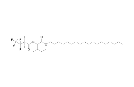 L-Isoleucine, N-heptafluorobutyryl-, octadecyl ester