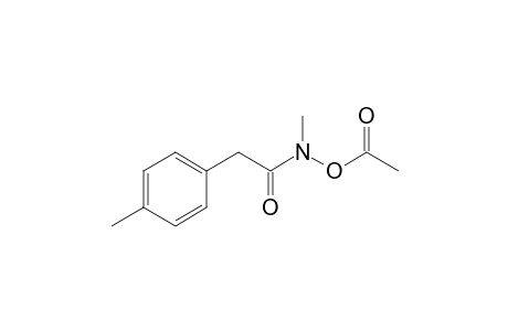 N-Acetoxy-N-methyl-2-(4-methylphenyl)acetamide