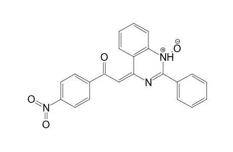Ethanone, 1-(4-nitrophenyl)-2-(2-phenyl-4(1H)-quinazolinylidene)-, N-oxide