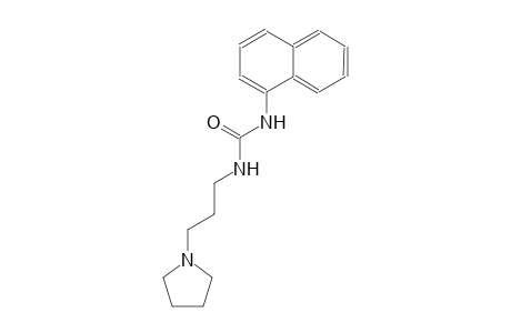 urea, N-(1-naphthalenyl)-N'-[3-(1-pyrrolidinyl)propyl]-