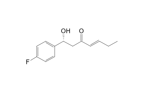 (1R,4E)-1-(4-Fluorophenyl)-1-hydroxyhept-4-en-3-one