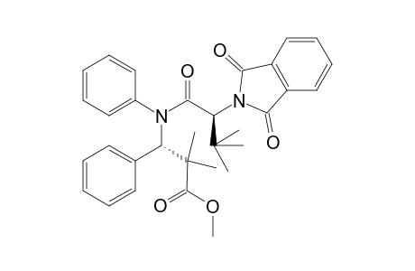 Methyl 2,2-dimethyl-(S)-3-phenyl-3-[N-phenyl-N-((S)-N',N'-phthaloylvalyl-tert-leucyl)]aminopropionate