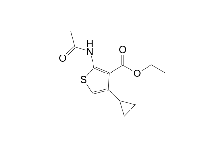 3-thiophenecarboxylic acid, 2-(acetylamino)-4-cyclopropyl-, ethyl ester