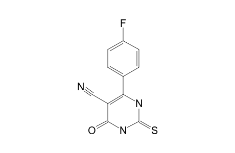 6-(PARA-FLUOROPHENYL)-4-OXO-2-THIOXO-1,2,3,4-TETRAHYDROPYRIMIDINE-5-CARBONITRILE