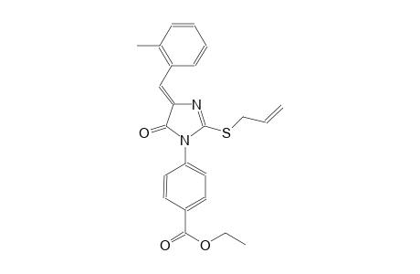 benzoic acid, 4-[(4Z)-4,5-dihydro-4-[(2-methylphenyl)methylene]-5-oxo-2-(2-propenylthio)-1H-imidazol-1-yl]-, ethyl ester