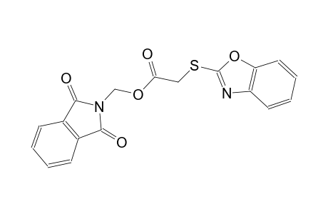 (1,3-dioxo-1,3-dihydro-2H-isoindol-2-yl)methyl (1,3-benzoxazol-2-ylsulfanyl)acetate