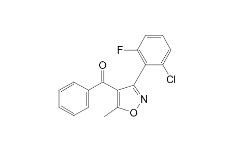 3-(2-chloro-6-fluorophenyl)-5-methyl-4-isoxazolyl phenyl ketone