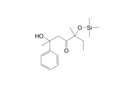 (1RS,4RS)- and (1SR,4RS)-Dimethyl-4-[(trimethylsilyl)oxy]-1-phenyl-1-hydroxy-hexan-3-ones