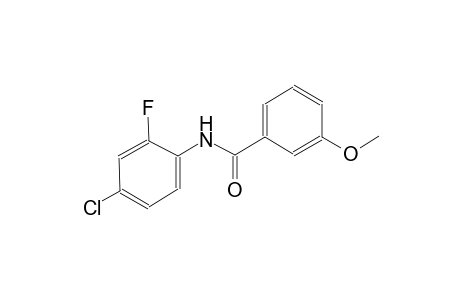 N-(4-chloro-2-fluorophenyl)-3-methoxybenzamide