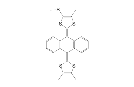 4,5-Dimethyl-2-[10-(4-methyl-5-methylsulfanyl-1,3-dithiol-2-ylidene)-9-anthrylidene]-1,3-dithiole