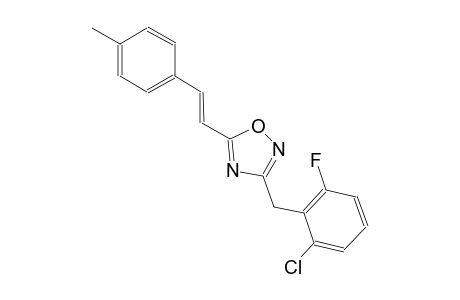 1,2,4-oxadiazole, 3-[(2-chloro-6-fluorophenyl)methyl]-5-[(E)-2-(4-methylphenyl)ethenyl]-