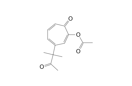 2-Acetoxy-4-(1,1-dimethyl-2-oxopropyl)tropone
