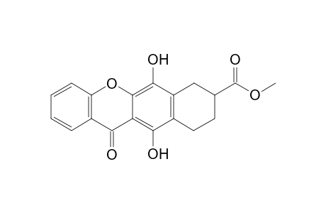 9-Carbomethoxy-6,11-dihydroxy-5-oxoxantho[3,2-g]tetralin