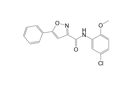 3-isoxazolecarboxamide, N-(5-chloro-2-methoxyphenyl)-5-phenyl-