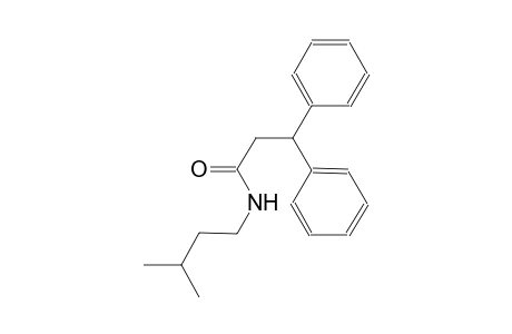N-isopentyl-3,3-diphenylpropanamide