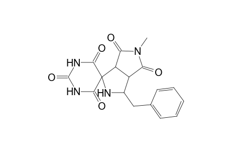 Spiro[2-Benzyl-7-methyl-6,8-dioxo-3,7-diazabicyclo[3.3.0]octae-5,5'-barbituryl]