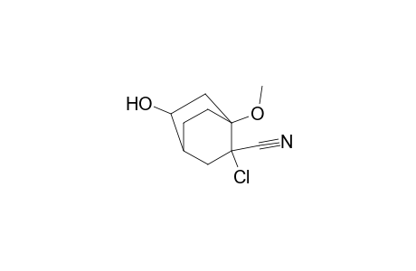 5-Chloranyl-4-methoxy-2-oxidanyl-bicyclo[2.2.2]octane-5-carbonitrile