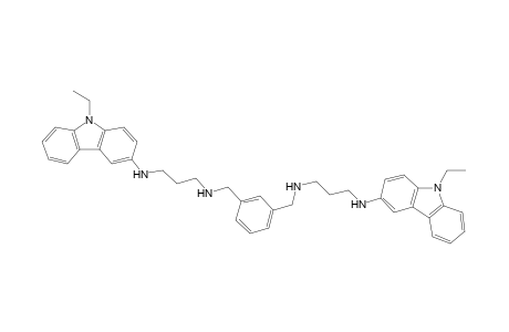 (9-ethylcarbazol-3-yl)-[3-[[3-[[3-[(9-ethylcarbazol-3-yl)amino]propylamino]methyl]benzyl]amino]propyl]amine