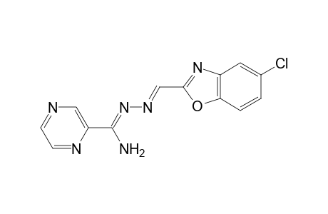 2-N(1)-{[(5'-Chlorobenzoxazolyll)methylene]amidrazone-methylene}-pyrazine