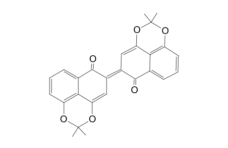 4,5:4',5'-Bisisopropylidenedioxy-2,2'-binaphthyl-1,1'-quinone