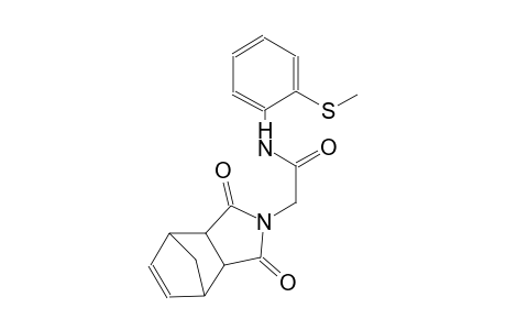 2-(1,3-dioxo-3a,4,7,7a-tetrahydro-1H-4,7-methanoisoindol-2(3H)-yl)-N-(2-(methylthio)phenyl)acetamide