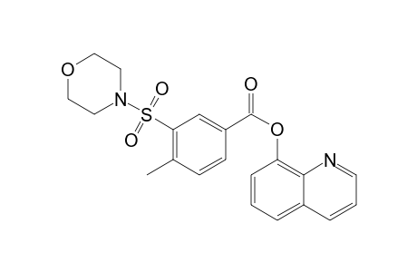 8-Chinolinyl 4-methyl-3-(1-morpholinylsulfonyl)benzoate