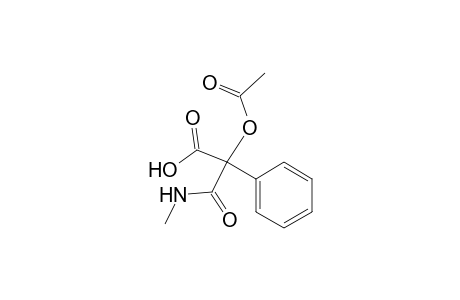 2-Acetoxy-2-(N-methylcarbamoyl)-2-phenylacetic acid