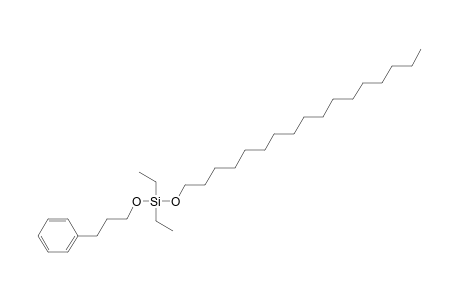 Silane, diethylheptadecyloxy(3-phenylpropoxy)-