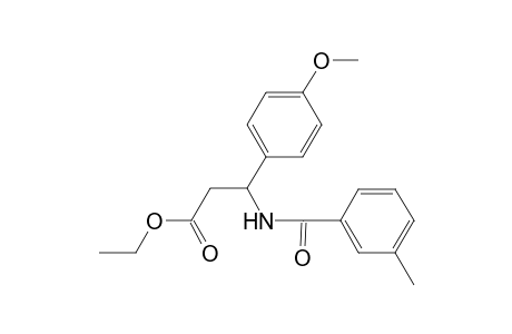 3-(4-Methoxyphenyl)-3-(m-toluoylamino)propionic acid ethyl ester