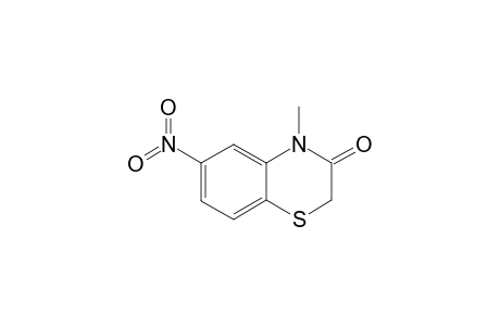 4-METHYL-6-NITRO-4H-BENZO-[1,4]-THIAZIN-3-ONE