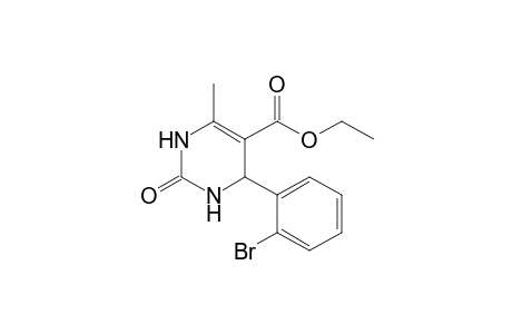 4-(2-bromophenyl)-2-keto-6-methyl-3,4-dihydro-1H-pyrimidine-5-carboxylic acid ethyl ester