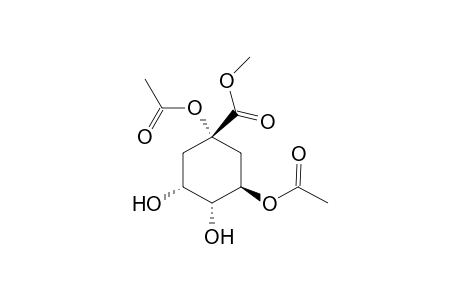 (1S,3R,4R,5R)-1,3-Diacetoxy-4,5-dihydroxy-cyclohexanecarboxylic acid methyl ester