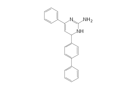 2-Amino-4-(4-biphenylyl)-6-phenyl-3,4-dihydro-2(1H)-pyrimidinyliumchloride
