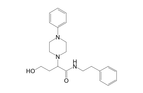 4-Hydroxy-N-(2-phenylethyl)-2-(4-phenyl-1-piperazinyl)butanamide