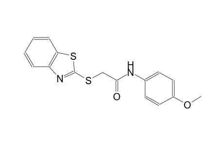 2-(1,3-benzothiazol-2-ylsulfanyl)-N-(4-methoxyphenyl)acetamide