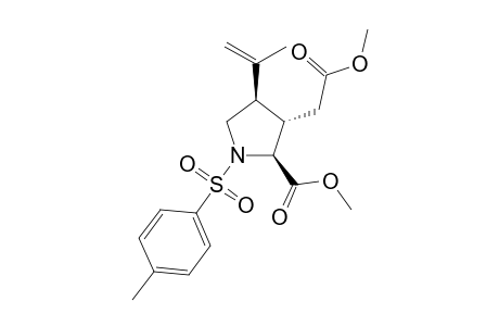 (2S,3S,4S)-4-Isopropyl-2-(methoxycarbonyl)-3-[(methoxycarbonyl)methyl]-1-(toluene-4-sulfonyl)pyrrolidine