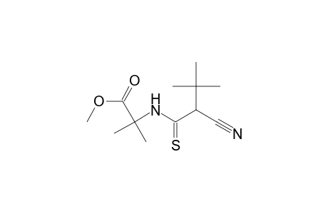 Alanine, N-(2-cyano-3,3-dimethyl-1-thioxobutyl)-2-methyl-, methyl ester