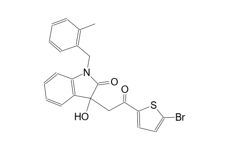 3-[2-(5-bromo-2-thienyl)-2-oxoethyl]-3-hydroxy-1-(2-methylbenzyl)-1,3-dihydro-2H-indol-2-one