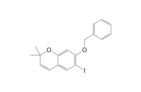 7-BENZYLOXY-6-IODO-2,2-DIMETHYLCHROMANE