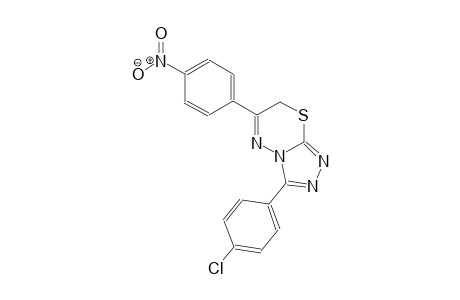 3-(4-chlorophenyl)-6-(4-nitrophenyl)-7H-[1,2,4]triazolo[3,4-b][1,3,4]thiadiazine